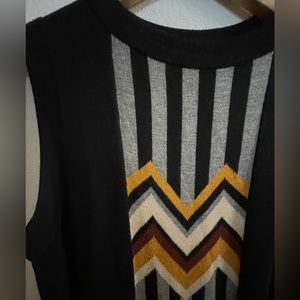 Missoni for Target sleeveless sweater dress with a front chevron panel